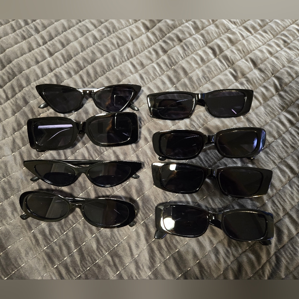 8 Viral Trendy Rectangle Sunglasses
